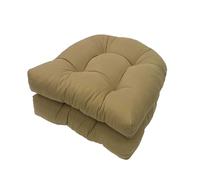 Patio Chair Cushions 19"x19"U-Shape Outdoor Chair Cushions Set of 2,Thickened Wicker Chairs Cushion Replacement Garden Porch Lounge Loveseat Seat Pads