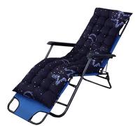 Patio Chaise Lounge Cushion with Straps - Soft Recliner Cushions for Rocking Chairs, Sofa, Window Seat Pad - Various (Green, 66x21in/168x53cm)