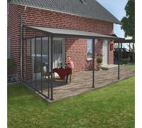Patio Cover Sidewall Grey 4m