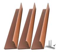 Patio Deck Tiles with Anti-Slip Fluted Finish, DIY Outdoor Flooring with Connection Snaps & Screws