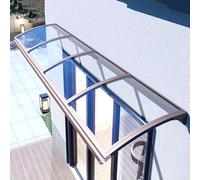 Patio Door Awning Canopy, Outdoor Garden Shelter, UV Rain and Snow Protection, Transparent Roofing Canopies with Durable Aluminum Frame