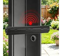 Patio Door Security Lock with Alarm,High Security French Door Security Lock,Anti-Theft Patio Door Locks,French Double Door Lock for Double Conservatory Doors Lock (Black)