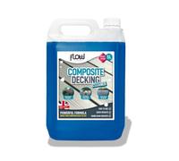 Patio, Driveway, Path and Decking Cleaner Powerful Deep Cleaning Outdoor Formula Removes Stains Dirt and Algae - Garden Fluid Staining Remover (5L Composite Decking Cleaner)