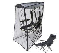 Patio Fly Netting, Sturdy Outdoor Camping Chair Net, Waterproof Protective Compact Sun Shade for Garden Backyard Travel Hiking Outside Fishing Patio Backpacking Outdoor