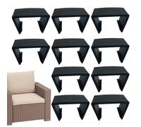 Patio Furniture Clips - Outdoor Rattan Sofa Clips | Thick Fasteners Replacement for Wicker Furnishings Easel