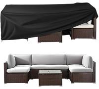 Patio Furniture Cover ,230x180x90cmOutdoor Garden Furniture Covers ,Upgraded 420D Heavy Duty Oxford Fabric Garden Table Cover Windproof Anti-UV Patio Furniture Set Covers
