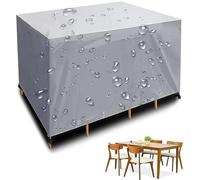 Patio Furniture Covers - 200x140x100cm Waterproof Outdoor Sofa Cover - Heavy Duty Patio Bench Covers Rectangular Outdoor Furniture Set Cover Anti-Fade, Tear/Water Resistant Patio Furniture Set Covers