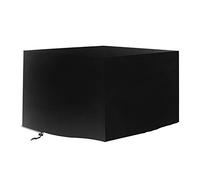 BWBG Patio Furniture Covers Waterproof 420D,80x80x80cm Outdoor Furniture Cover Rectangle Heavy Duty Garden Table Cover Square Tear Resistance Outdoor Dining Set Covers -black Oxford Fabric