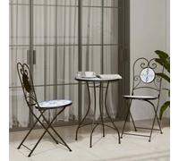 Patio Furniture | | Powder-Coated Iron, Ceramic Tile | Small