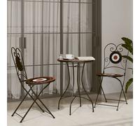 Patio Furniture | | Powder-Coated Iron, Ceramic Tile | Small
