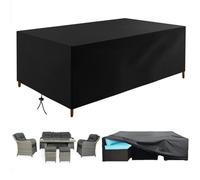 Patio Furniture Set Covers Outside Table Cover 360x180x70cm/LxWxH Patio Covers for Outdoor Furniture Rattan Furniture Covers Waterproof Rectangular/Square Tear Resistant Oxford Furniture Protector