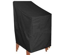 Patio Furniture Slipcovers - Oxford Outdoor Chair Covers, All Weather Protection Shield, Fade Resistant Material | Windproof Buckle Closure for Terrace Lounge Chairs, Backyard, Balcony Sitting Areas