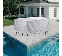Patio Furniture Sofa Cover 220x105x104cm/LxWxH Waterproof Outdoor Sofa Cover Anti-UV Outside Sectional Sofa Set, General Purpose, Outside Table and Chair Covers, Heavy Duty 600D