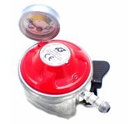 Patio Gas Regulator with 27mm Pressure Gauge