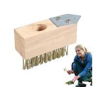 Patio Grout Cleaning Tool Moss Removal Tool for Paving Stone - Portable Paving Brush for Driveway Moss - Grout Remover Tool, Multifunctional 45 Degree Angle