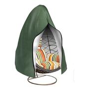 Patio Hanging Egg Chair Cover Waterproof Heavy Duty Single/Double Seat Swing Egg Chair Covers Garden Protector(Green,230X200CM)