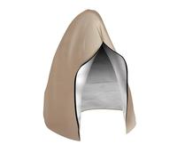 Patio Hanging Egg Chair Cover Waterproof Windproof Swing Protector Zipper Buckle For Outdoor Wicker Single/Double Seat for Swing Chair(Khaki,200x230CM)