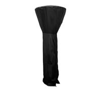Patio Heater Cover 210D Black Waterproof Patio Heater Cover, Oxford Cloth Umbrella Fan Design(240x92x59CM)