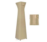 Patio Heater Cover | Heavy Duty Dustproof Outdoor Protector with Zipper | Pyramid Standing Heater Cover | Backyard Lawn Garden Yard