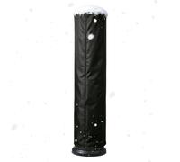 Patio Heater Cover Weather Resistant Protector with Zipper and Storage Bag | Cylinder Tower Patio Heater Covers for Outdoor Camping Garage Home Fireplace Garden