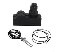 Patio Heater Electronic Pulse Igniter with Wire, Push Button Gas Ignition Switch for Fire Grill Stove Oven, 200°C Heat Resistant Replacement Part(IG&NB700B1)