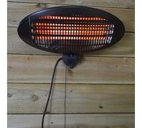 Patio Heater Garden Wall Mounted Electric Heater with 3 Settings