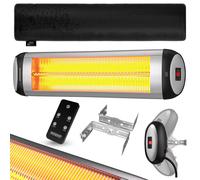 Patio Heater Silver 2500W Infrared