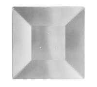 Patio Heater Top Reflector Sign - Square Heat Deflexktrate for Pyramid Heaters Universal Outdoor Replacement Cover with Pre-born Holes, Durable Aluminium Cover for 4-Sided Glass Tube