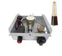 Patio Heaters Glass Tube Burner Module Replacement 47 000 BTU 4 Bolt pyramid patio heater Burner Replacement Parts with Regulator Valve Assembly Kit