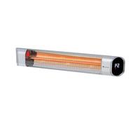 Patio Infrared Heater Space Garden Home Wall Mount 2000 W Aluminium Silver