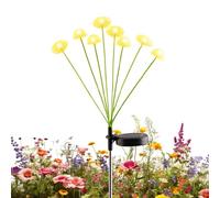 Patio Light Solar Powered - 26.79in ABS Construction, Eco-Friendly Ground Stake, Enchanting Landscape Decor for Backyard Yard Flowerbed Planter Balcony Outdoor | Auto Sensor Energy Saving Feature