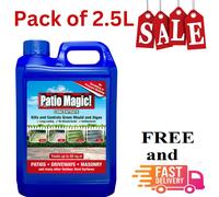 Patio Magic Ideal For Patios Paths, Driveways & Outdoor Hard Surfaces 2.5L-5L UK