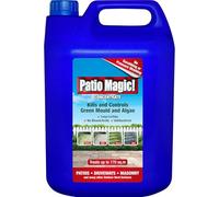 Patio Magic Patio Cleaner 2.5L / 5L | Kills Green Mould, Algae & Moss on Hard Outdoor Surfaces | No Pressure Washing Needed | Concentrated Formula (5L)