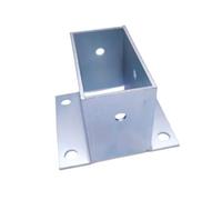 Patio Metal Post Connector for , Gazebo, Balcony & Terrace - Complete Kit 115x115mm (4.5x4.5 in) - Outdoor Support Bracket