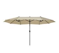 Beliani Patio Parasol 460cm Sibilla Beige