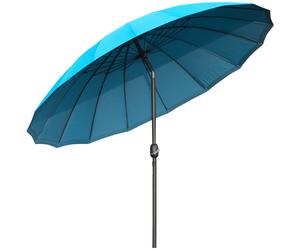Patio Parasol Umbrella Market Table Parasol 18 Sturdy Ribs 255cm