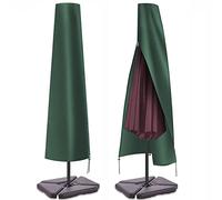 PATIO PLUS Parasol Cover, Garden Umbrella Covers 190 * 25 * 50 Waterproof 600D Oxford Fabric PVC Coating, Green