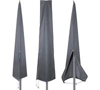 PATIO PLUS Parasol Cover, Garden Umbrella Covers 190 * 25 * 50cm Waterproof 600D Oxford Fabric PVC Coating, Grey