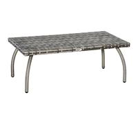 Patio Rattan Coffee Table Outdoor Wicker Side Table Furniture Garden Balcony
