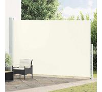 Patio Retractable Side Awning 220x500 cm Cream