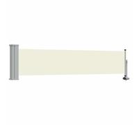 vidaXL Patio Retractable Side Awning 60x300 cm Cream