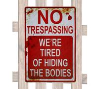 Patio Signs | Weatherproof Warning Decoration, Fun Wall Decoration for the Home - for Outdoor Garden Lawn Garage Porch Yard Wall Bar Club Door