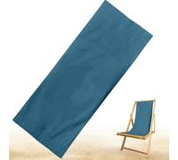 Patio Sling Chair Replacement Canvas Fabric 45x17" for Lounge and Beach Reclining Chair, Green