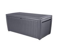 Patio Storage Deck Box Bench Keter Sumatra 511 Liter Outdoor, Anthracite Grey