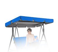 Patio Swing Canopy Replacement Cover, Waterproof 210D Oxford Cloth for 2/3 Seater Porch Swing, UV Protection, Fits Standard Garden Swings