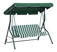 Patio Swing CHAPLIN Metal Green