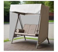 Patio Swing Cover 3 Triple Seater 210d Waterproof All Weatherprotection Outdoor Swing Covers Waterproof for Lawn Garden, Party