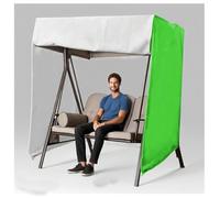 Patio Swing Cover 3 Triple Seater 210d Waterproof All Weatherprotection Porch Canopy for Lawn Garden, Party