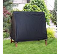 Patio Swing Cover, A Frame Swing Cover, With Central Zipper, For Various Outdoor Furnitures, For Courtyard Or Patio, 3 Seater Waterproof oxford fabric Garden Anti-UV Swing Chair Cover, 211×124×168cm