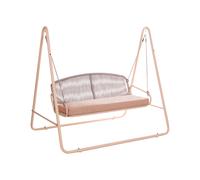 Patio Swing NORCIA Metal Brown